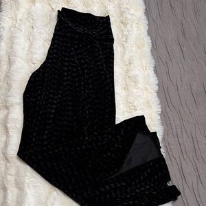 NWT Elegant Black Velvet Pants